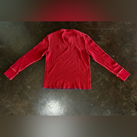 Vintage American Eagles Outfitters Red Thermal, M - Picture 2 of 6